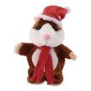 Funny Walking Talking Speaking Nodding Hamster Plush Toy Animal Kids Toy