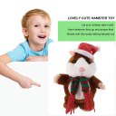 Funny Walking Talking Speaking Nodding Hamster Plush Toy Animal Kids Toy