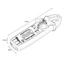 UT210E Digital Multimeter AC DC Current Voltage Clamp Meter Capacitance Tester