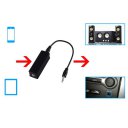 Ground Loop Noise Isolator Car Audio System Home Stereo With 3.5mm Cable