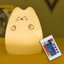 Creative USB LED Light Cute Kitten Night Light Remote Control LED Lamp