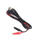 REXLIS BNC Male Plug To Dual Alligator Clip Oscilloscope Test Probe Lead Cable