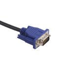 REXLIS VGA Cable HD 15 Pin Male To Male VGA Extension Cable For PC Projector