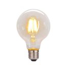 E27 Edison Light Bulb 4W LED Imitation Tungsten Filament Warm Yellow G125