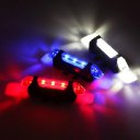 Portable USB Rechargeable Bike Bicycle Tail Rear Safety Warning Light Lamp