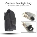 Outdoor Flashlight Bag Waterproof Nylon Tactical Pouch Small Waist Bag