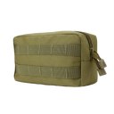 Tactical Molle Pouch Large Capacity Zipper Bag Outdoor Backpack Attachment