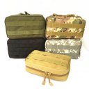 Tactical Molle Pouch Large Capacity Zipper Bag Outdoor Backpack Attachment