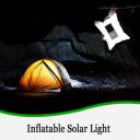 Waterproof Inflatable Solar Light Portable Foldable PVC Bag Lamp Emergency Kit