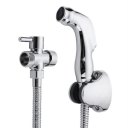 Hand Held Bidet Shattaf Wash Toilet Shower Bathroom 7/8" T-adapter Spray Jet