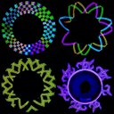 14LED 28 Pattern Bicycle Wheel Light USB Charging Tire Tyre Spoke Light