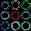 14LED 28 Pattern Bicycle Wheel Light USB Charging Tire Tyre Spoke Light