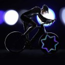 14LED 28 Pattern Bicycle Wheel Light USB Charging Tire Tyre Spoke Light