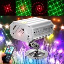 Voice Control Music Rhythm Flash Light LED Laser Projector Stage Light Party