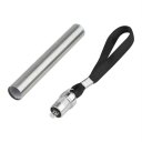 Stainless Steel Mini Penlight Waterproof LED Flashlight Battery Portable Torch