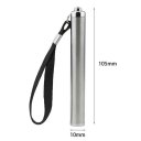 Stainless Steel Mini Penlight Waterproof LED Flashlight Battery Portable Torch