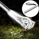 Stainless Steel Mini Penlight Waterproof LED Flashlight Battery Portable Torch