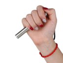 Stainless Steel Mini Penlight Waterproof LED Flashlight Battery Portable Torch