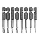 8Pcs Magnetic Torx Screwdriver Bits Set Electric Screwdriver 50mm Length