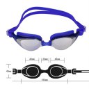 6100 Adult Large Frame No Leaking Swimming Anti-Fog UV Protect Swimming Goggle