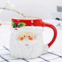 Christmas Ceramics Mug Cup Cute 3D Animal-Shape Milk Coffee Cup without Cover