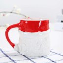 Christmas Ceramics Mug Cup Cute 3D Animal-Shape Milk Coffee Cup without Cover