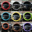 Fashional Decoration New Soft Silicone Steering Wheel Cover Shell Skidproof