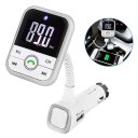 BT67 Bluetooth Car Kit FM Transmitter MP3 Player Handsfree Adapter USB Charger