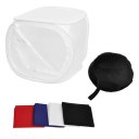 Round Foldable 90cm Pop Up Photo Studio Softbox Lighting Tent with 4 Backdrops