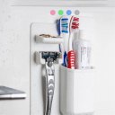 Silicone Wall Sucker Toothbrush Holder Bathroom Suction Cup Toothbrush Rack