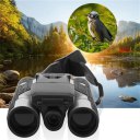 12x32 HD Black Binoculars Telescope Folding with Built-in Digital Camera