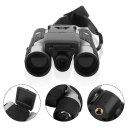 12x32 HD Black Binoculars Telescope Folding with Built-in Digital Camera