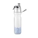 Double-deck Spray Sports Drink Water Bottle Cold Insulation For Outdoor Sports