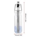 Double-deck Spray Sports Drink Water Bottle Cold Insulation For Outdoor Sports