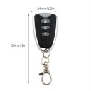 Universal 3 Buttons Remote Control Car Key Electric Garage Door Keychain