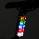 3-Mode 2-LED Bike Bicycle Cycling Head Front Light Rear LED Flash Lamp