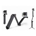 3-Ways Monopod Mount Action Camera Grip Tripod Suitable For Gopro Hero 5/4