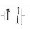 3-Ways Monopod Mount Action Camera Grip Tripod Suitable For Gopro Hero 5/4