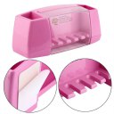 Multifunctional Toothbrush Holder Bathroom Accessory Adhesive Storage Rack