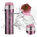 500ML Compact Stainless Steel Insulated Vacuum Water Bottle Drink Water Mug