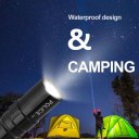 Portable LED Flashlight Waterproof Battery For Camping Working Travel Hiking