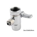 PV10 Chrome Brass Polished Diverter for Kitchen Sink Faucet Replacement Part