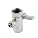 PV10 Chrome Brass Polished Diverter for Kitchen Sink Faucet Replacement Part