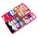 4 In 1 Foldable Underwear Organizer Storage Box Ties Boxes For Scarfs Socks