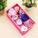 4 In 1 Foldable Underwear Organizer Storage Box Ties Boxes For Scarfs Socks