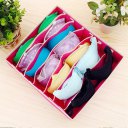 4 In 1 Foldable Underwear Organizer Storage Box Ties Boxes For Scarfs Socks