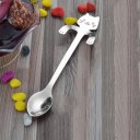 Cat Design Stainless Steel Ice Cream Desser Spoon Coffee Drinking Tableware