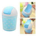 Fashionable Mini Lace Dot Point Printed Trash Can Garbage Dust Case Tank