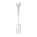 Stainless Steel Coffee Dessert Fork With Wrench Shape Handle Home Tableware