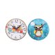 Round Imitation Wood Clock Owl Pattern Living Room Bedroom Study Office Clock